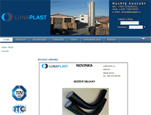 Tablet Screenshot of lunaplast.cz